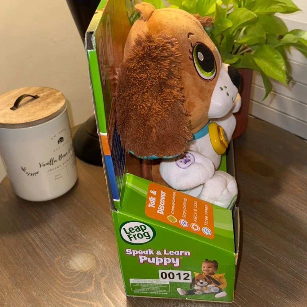 Leap Frog Bailey Speak and Learn Puppy Interactive Talk Back Storytelling 12mo +